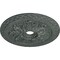 Ekena Millwork Bordeaux Deluxe Medallion (Canopies up to 4"), 23 5/8"OD x 3"ID x 2"P, Athenian Green Crackle CM23BOAGC - alternate 4
